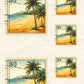 CCO 813 Card Cut Out # 813 Beach Postage  Stamp