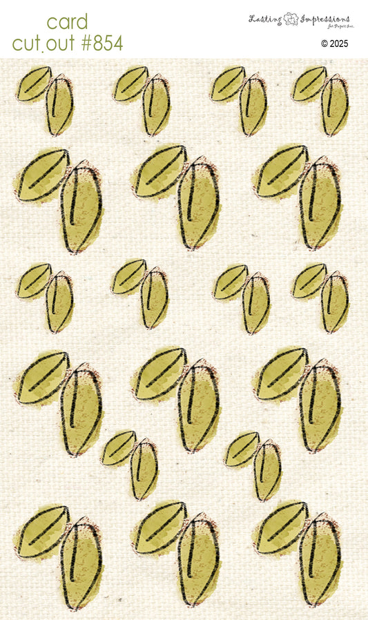 CCO 854 Card Cut Out # 854 Leaves