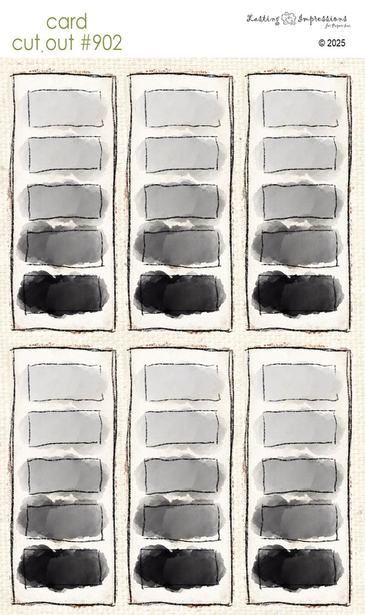 CCO 902 Card Cut Out # 902 Blackbird Paint Swatch
