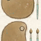 CCO 906 Card Cut Out # 906 Paint Pallette & Brush