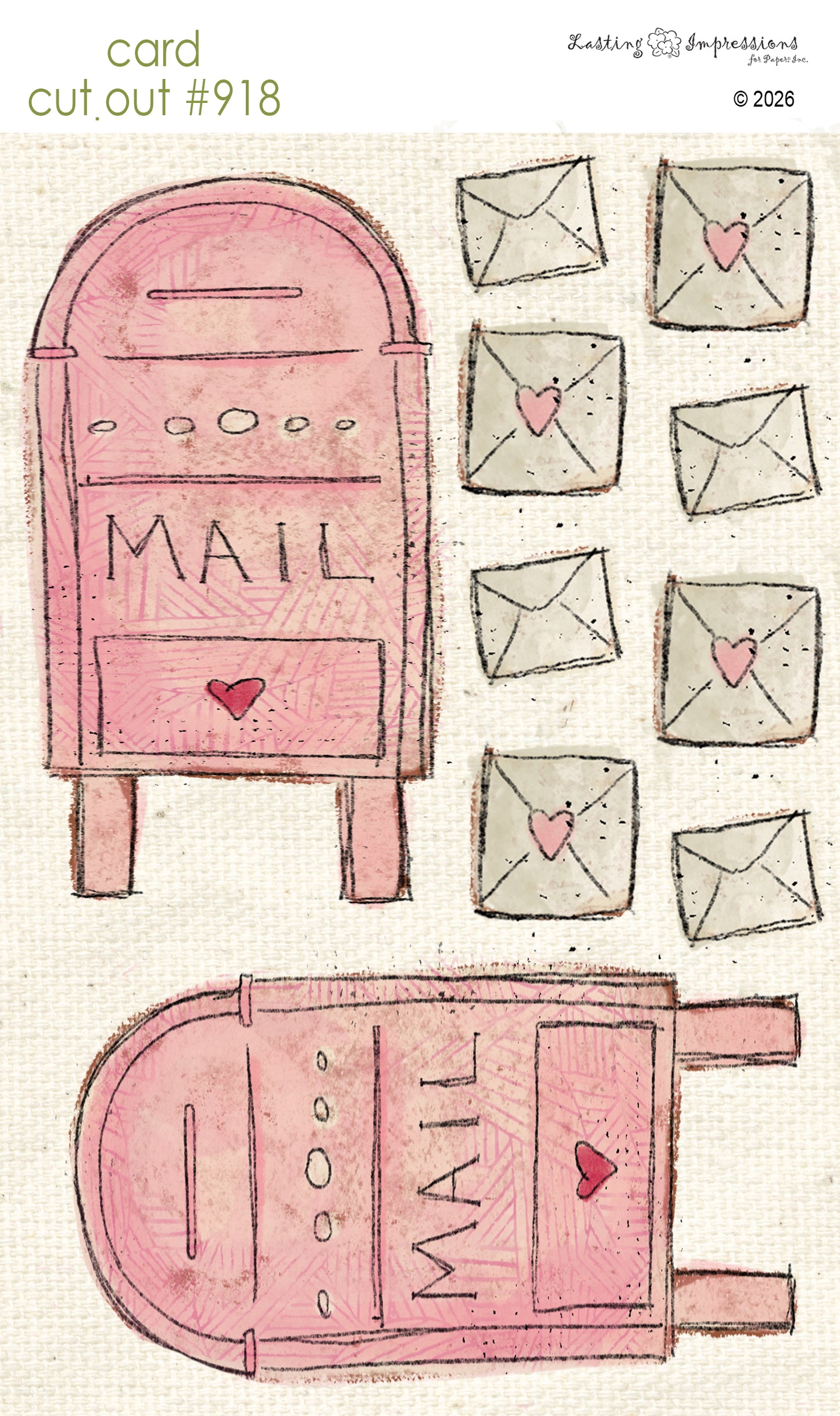 CCO 918 Valentine Mail Box