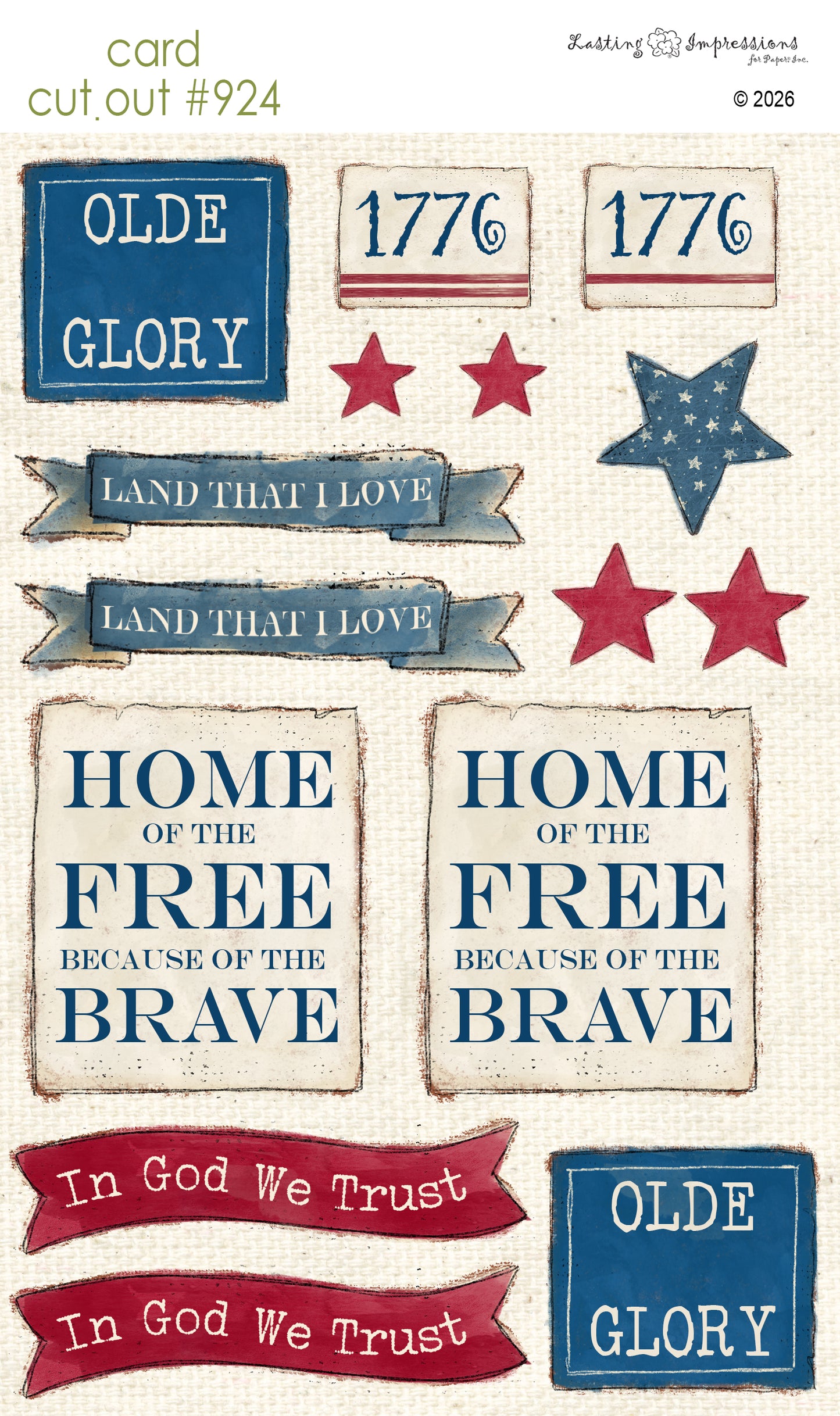 CCO 924 Patriotic Sentiments