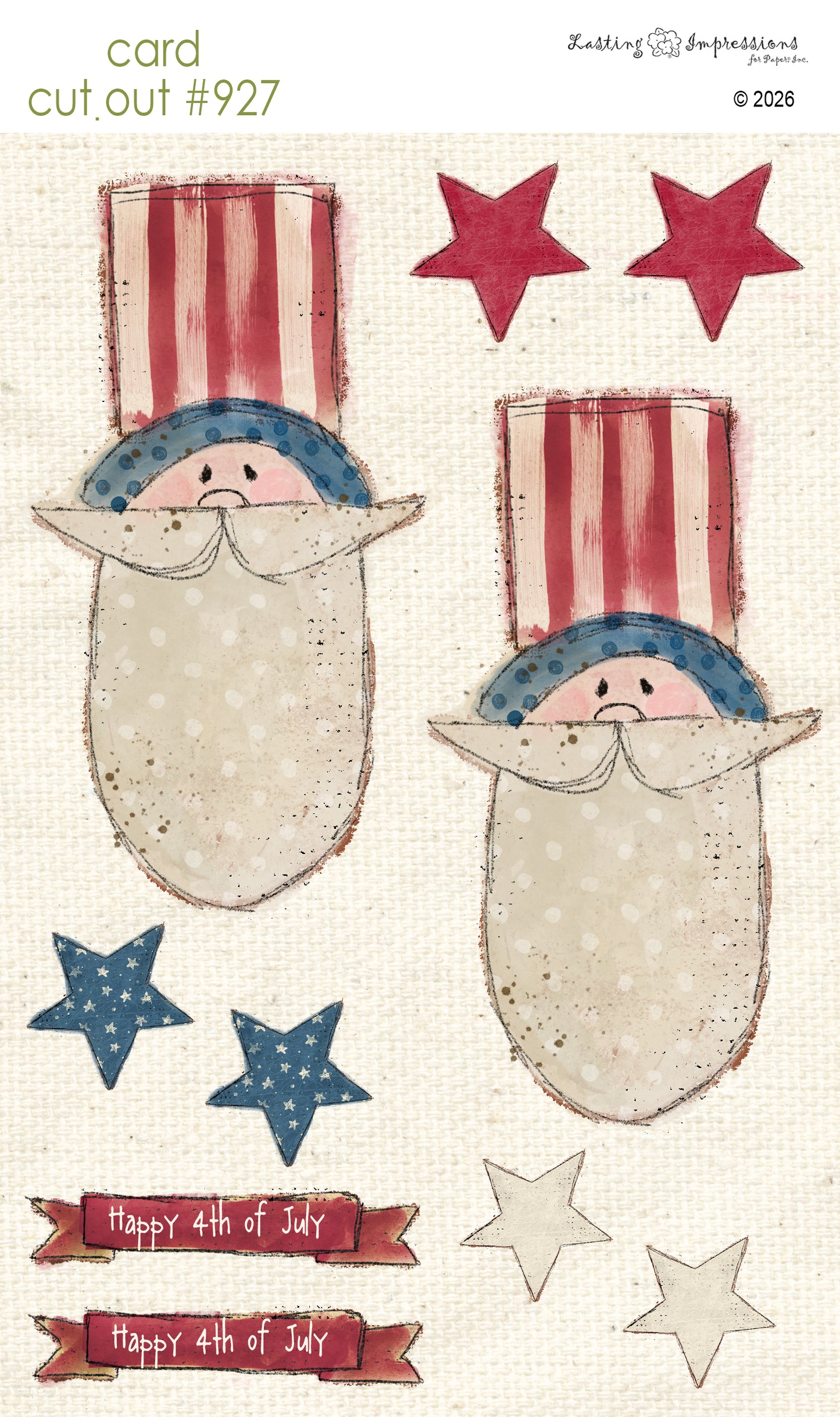 CCO 927 Patriotic Uncle Sam