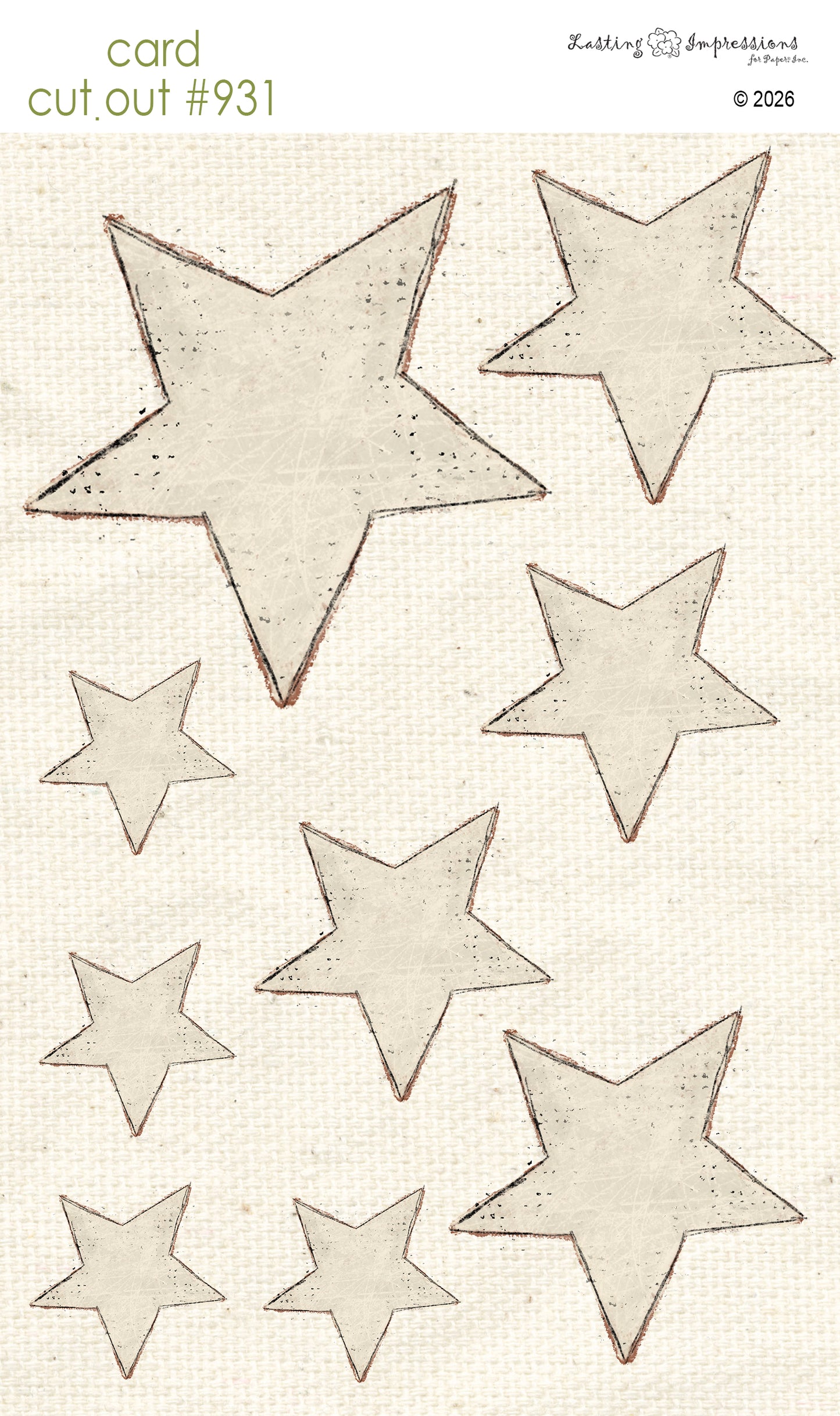 CCO 931 Cream Stars