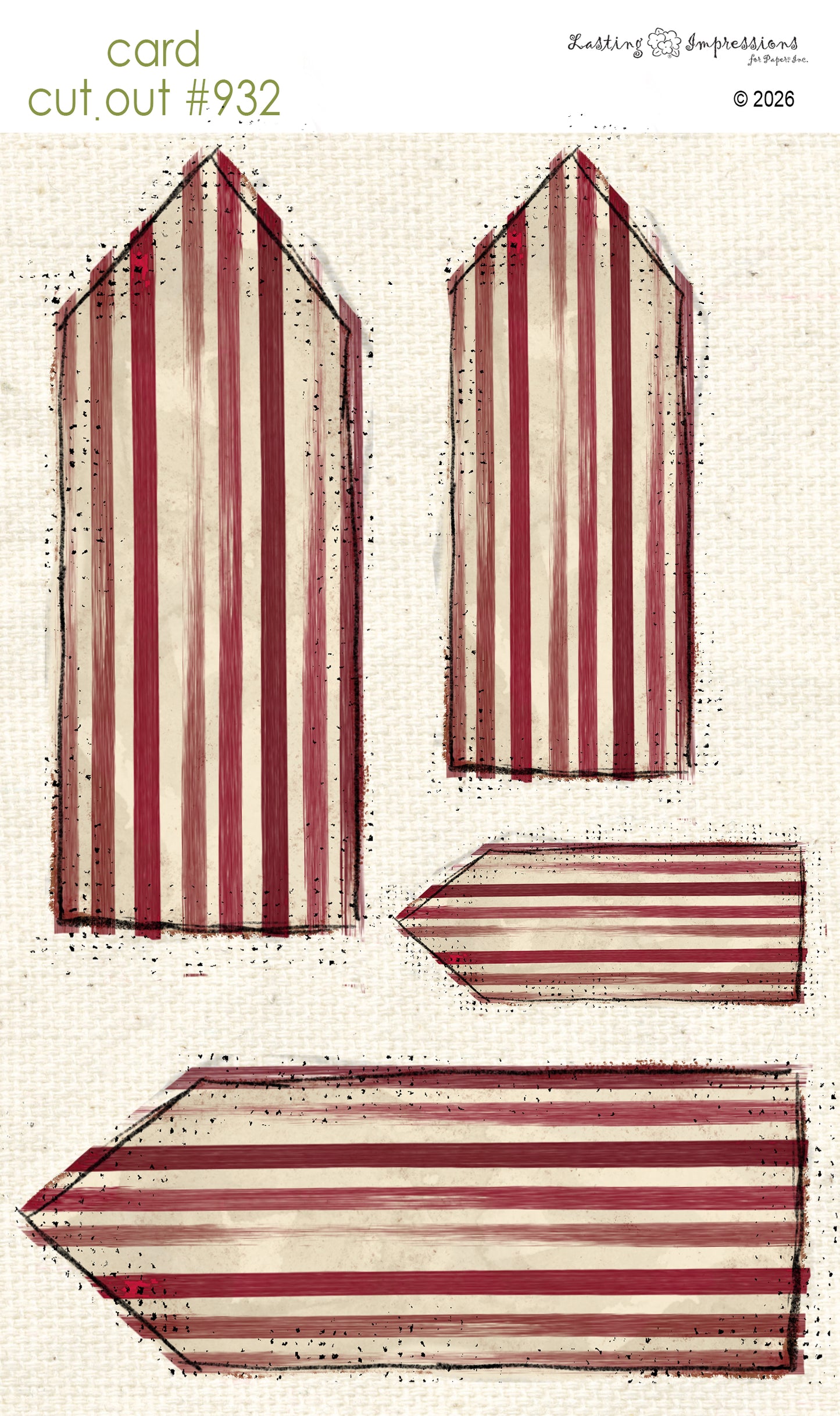 CCO 932 Red Wagon Tags
