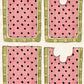 CCO 937 Card Cut Out 937 Pink Geranium Watermelon