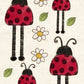 CCO 948 Card Cut Out 948 Long Legged Lady Bug Red Wagon