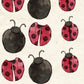 CCO 950 Card Cut Out 950 Red Wagon Lady Bug