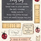 CCO 957 Card Cut Out 957 Lady Bug Sentiments