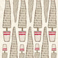 CCO 981 Card Cut Out 981 Collage Tree in Pot