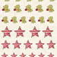 CCO 990 Card Cut Out 990 Christmas Holly & Star Accents