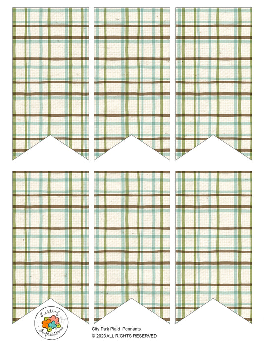 Pennant - Woodland Plaid