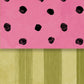 Pink Cosmos Dots/Messy Inch Worm Stripes Double Sided Cardstock 29-105 (Copy) (Copy) (Copy)