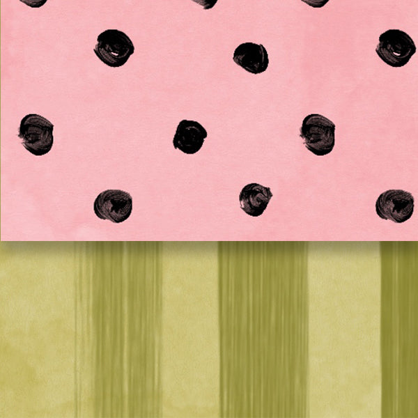Pink Geranium Dots/Messy Inch Worm Stripes Double Sided Cardstock 29-105 (Copy) (Copy)