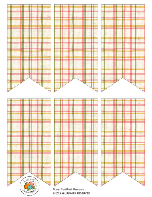 Pennant - Melon Patch Plaid