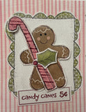 ********Candy Canes & Gingerbread Card & Tag Kit, makes 2 each of 4 Cards & 3 Tags