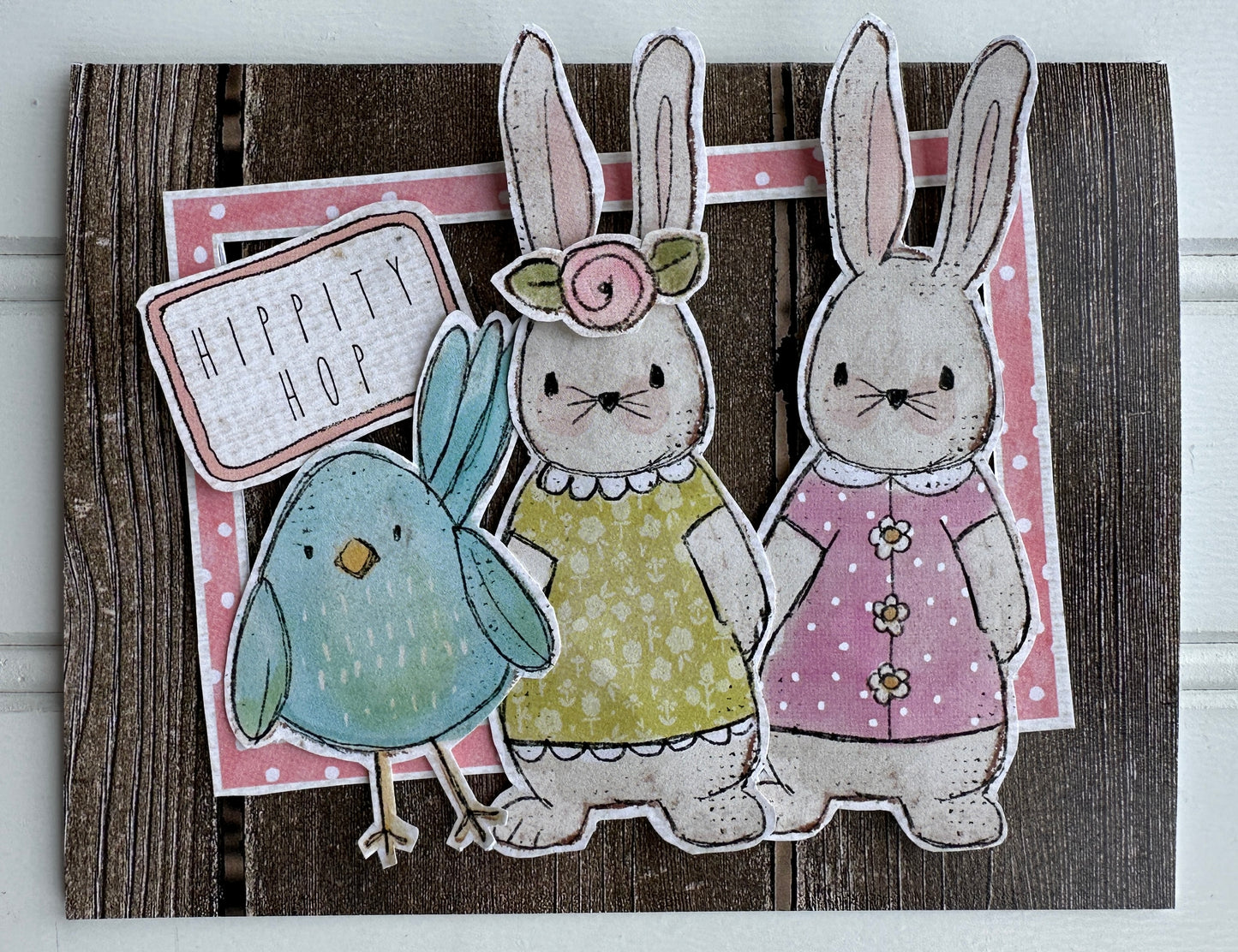 Egg Hunt Card  Kit, makes 2 each of 8 Cards