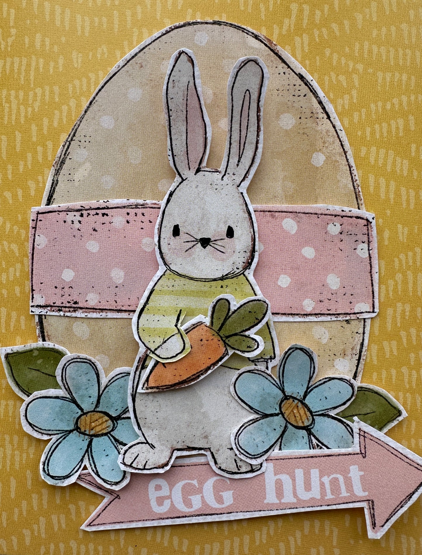 Egg Hunt Card  Kit, makes 2 each of 8 Cards