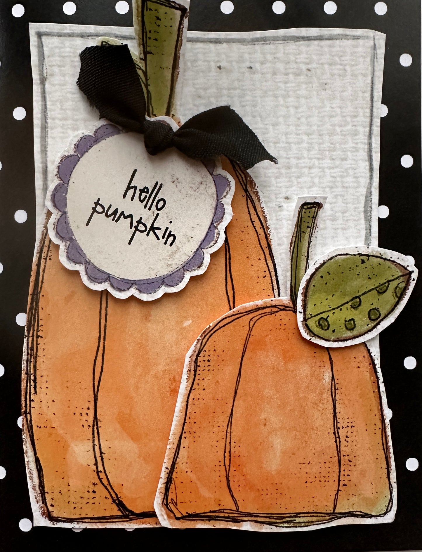 CCO 727 Card Cut Out # 727 Chunky Pumpkin