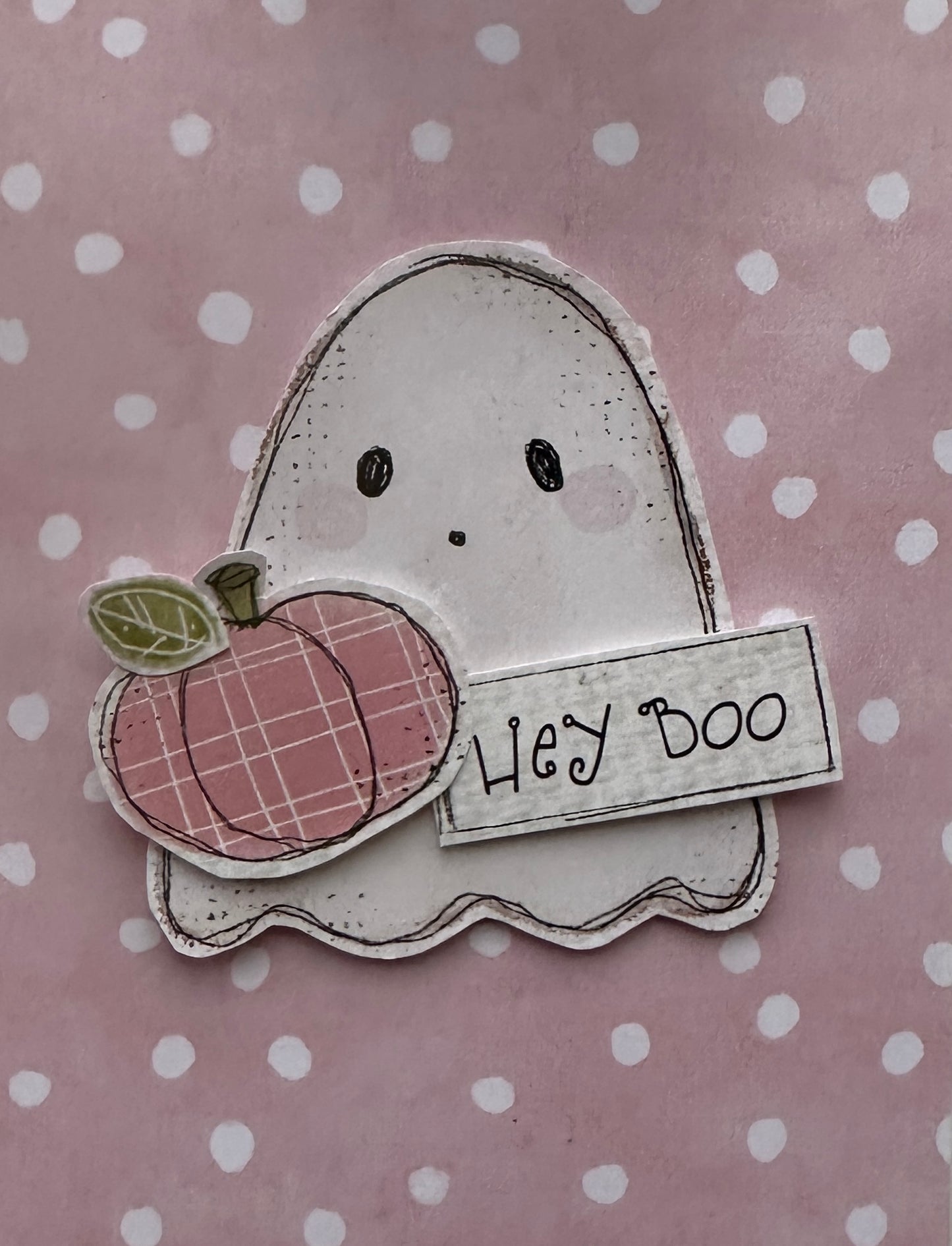 CCO 718 Card Cut Out #718 Pink Pumpkins