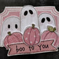 CCO 718 Card Cut Out #718 Pink Pumpkins