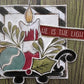 CCO 738 Card Cut Out # 738 Blue Christmas Ornament