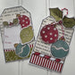 Red & White Striped Tags