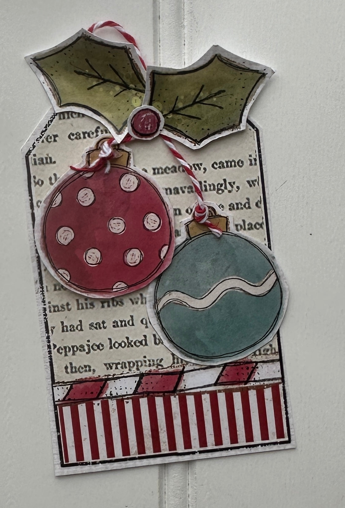 Merry & Bright Christmas Tag