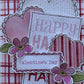 CCO 759 Card Cut Out # 759 Red & Pink Striped Hearts