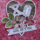 CCO 762 Card Cut Out # 762 Red Wagon Flowers