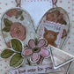 CCO 763 Card Cut Out # 763 Pink Geranium Flowers