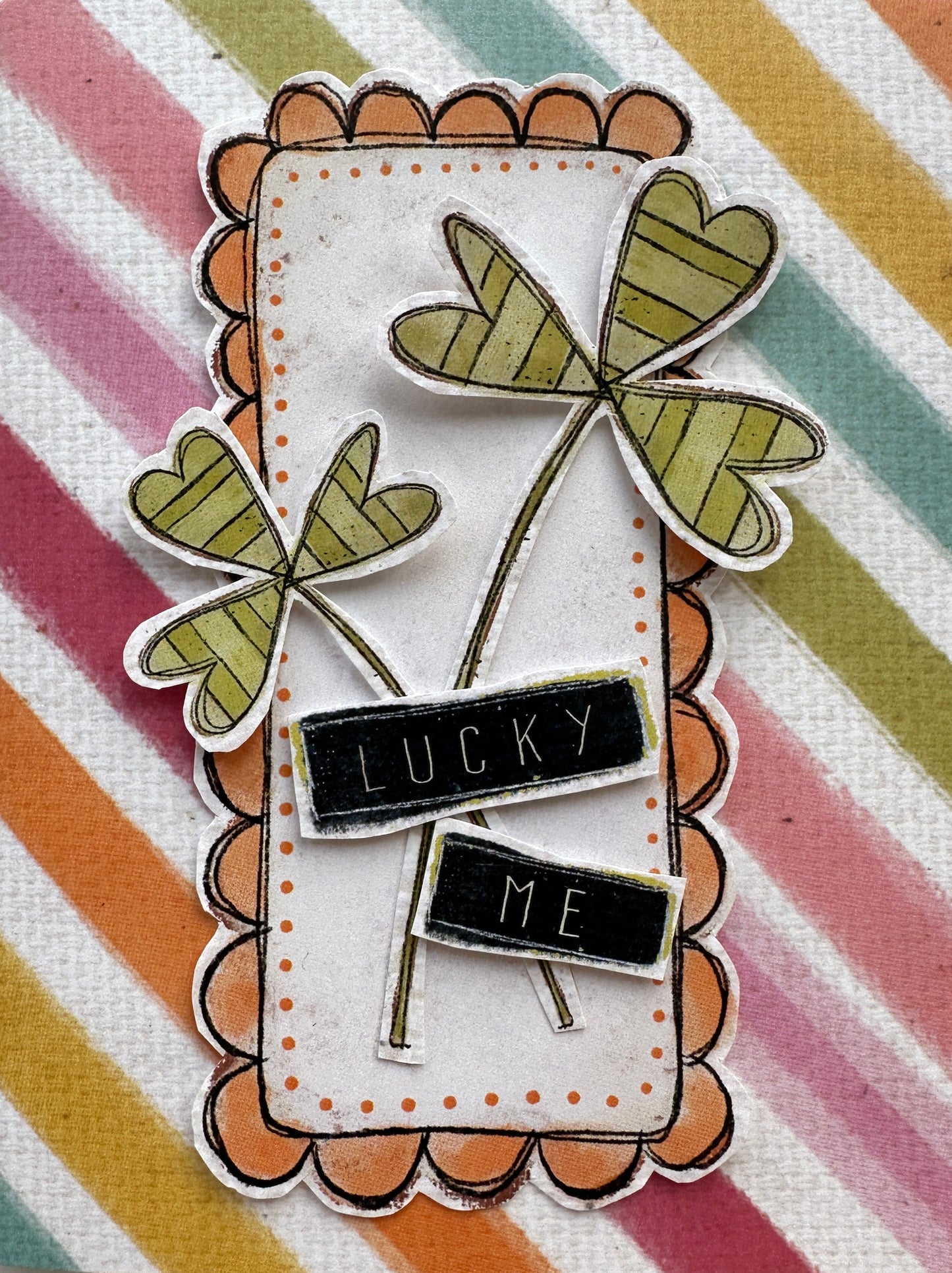 CCO 775 Card Cut Out # 775 St Patrick's Day Sentiments