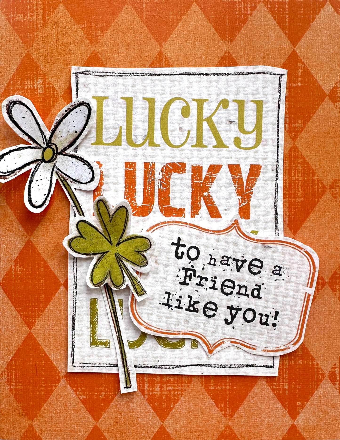 CCO 779 Card Cut Out # 779 Shamrock Flower