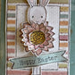 CCO 805 Card Cut Out #805 Flower Bunny