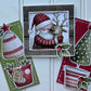 CCO 872 Card Cut Out # 872 Santa & Reinder