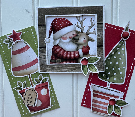 CCO 873 Card Cut Out # 873 Wooden Frame