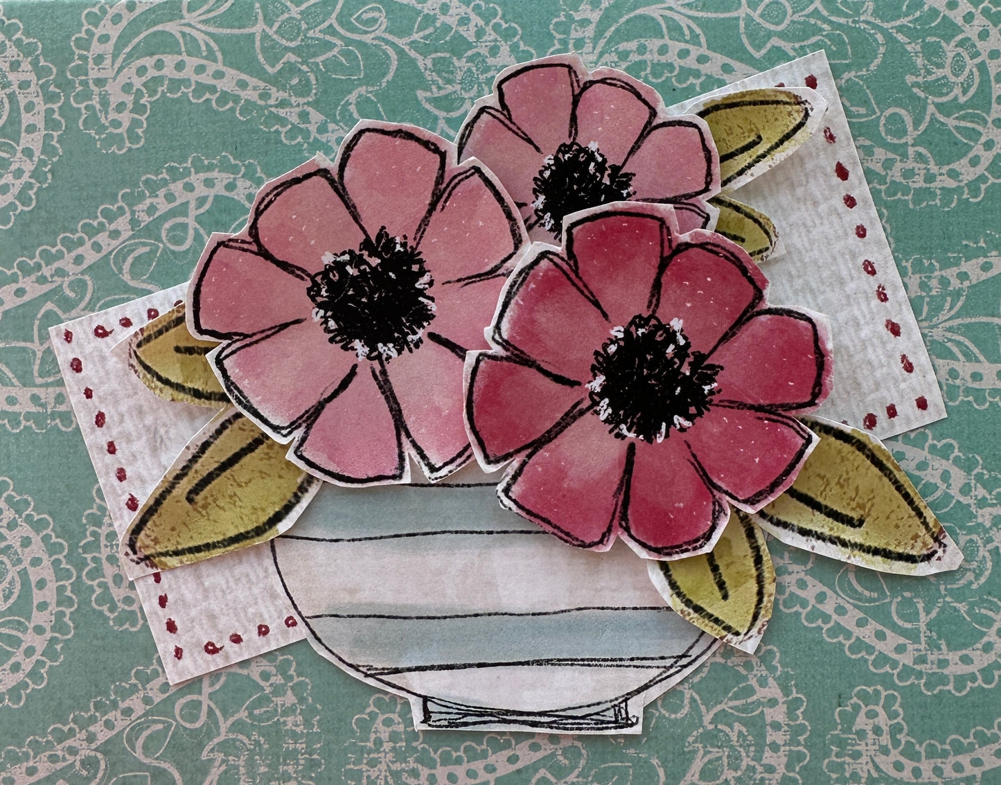 CCO 853 Card Cut Out # 853 Poppies