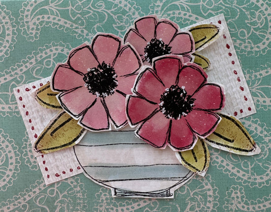 CCO 854 Card Cut Out # 854 Leaves