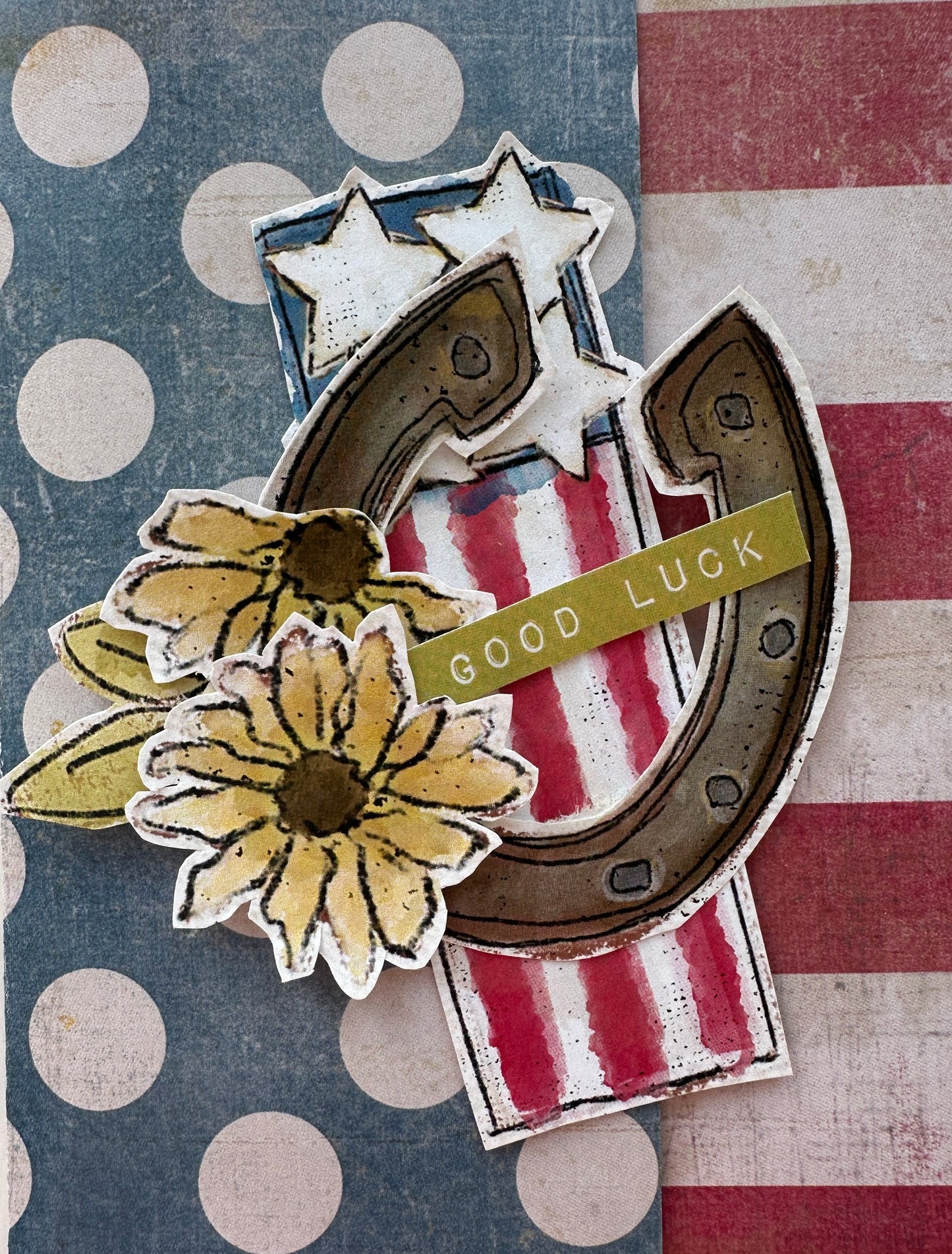 CCO 842 Card Cut Out # 842 Horseshoes