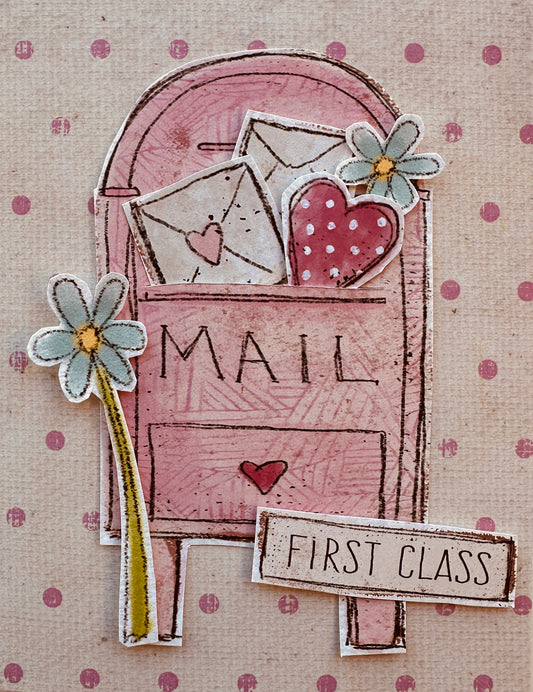 First Class  Handmade Card Idea
