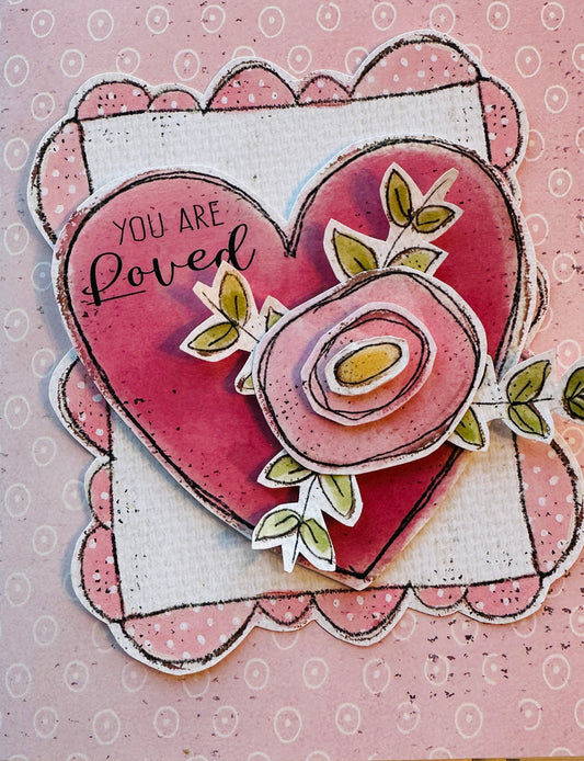 You Are Loved Handmade Card Idea