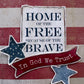 Home of the Free Handmade Card Idea