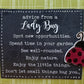 Advice from a Lady Bug Handmade Card Idea