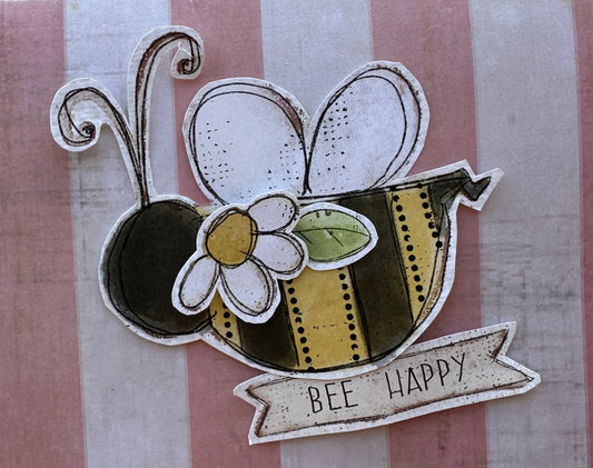 BEE Happy Handmade Card Idea