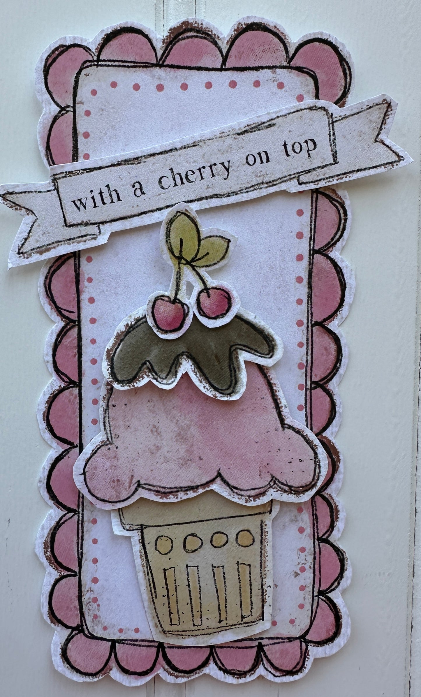 With a Cherry on Top Handmade Tag/Card Idea