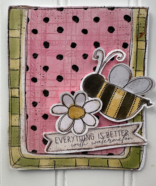 Everything is Better with Watermelon Handmade Card Idea