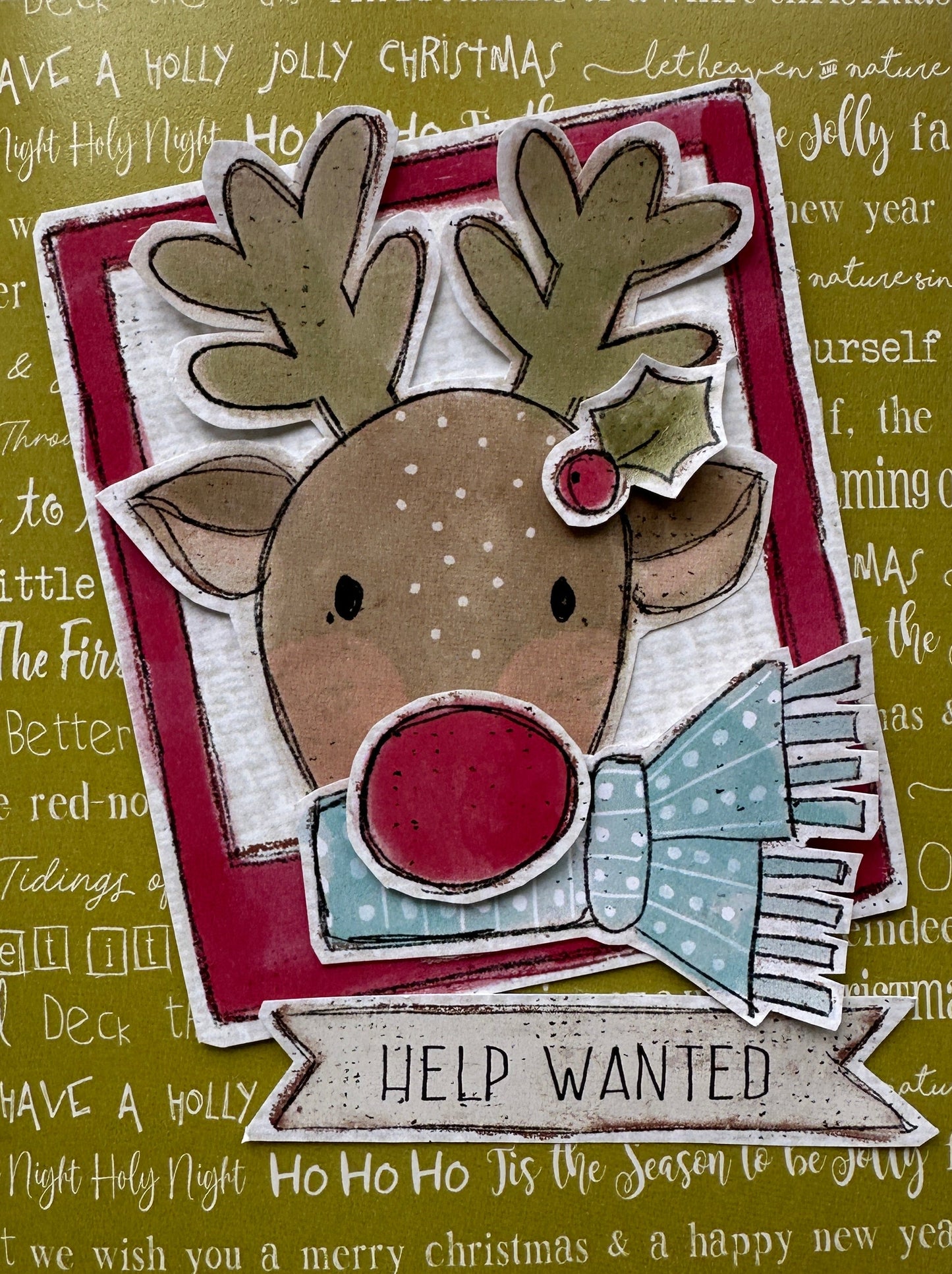 Christmas Tunes Pistachio Cardstock  37-106