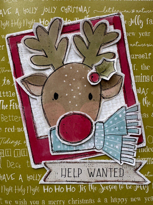 Christmas Tunes Pistachio Cardstock  37-106