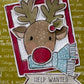 CCO 1018 Card Cut Out 1018 Red Wagon Frame