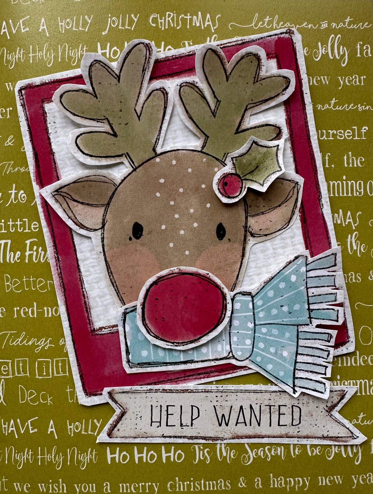 Help Wanted Handmade Card Idea
